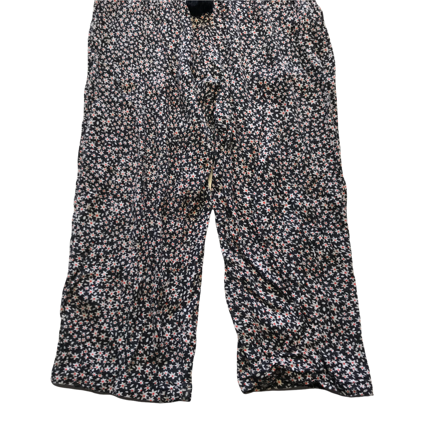 Next Navy Floral Jumpsuit with tassel Drawstrings Age 9