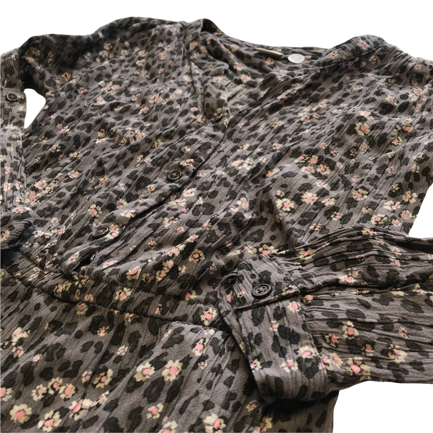 Next Grey Floral Jumpsuit Age 9