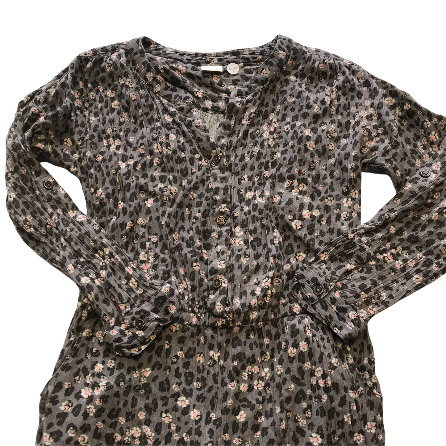 Next Grey Floral Jumpsuit Age 9