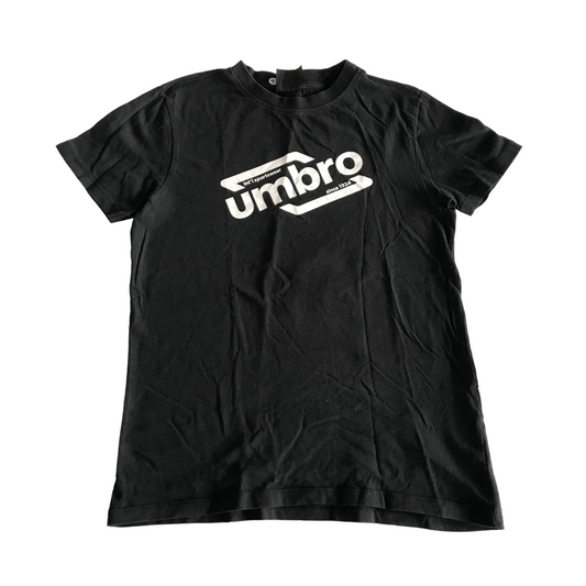 Umbro Black Logo T-Shirt Age 9