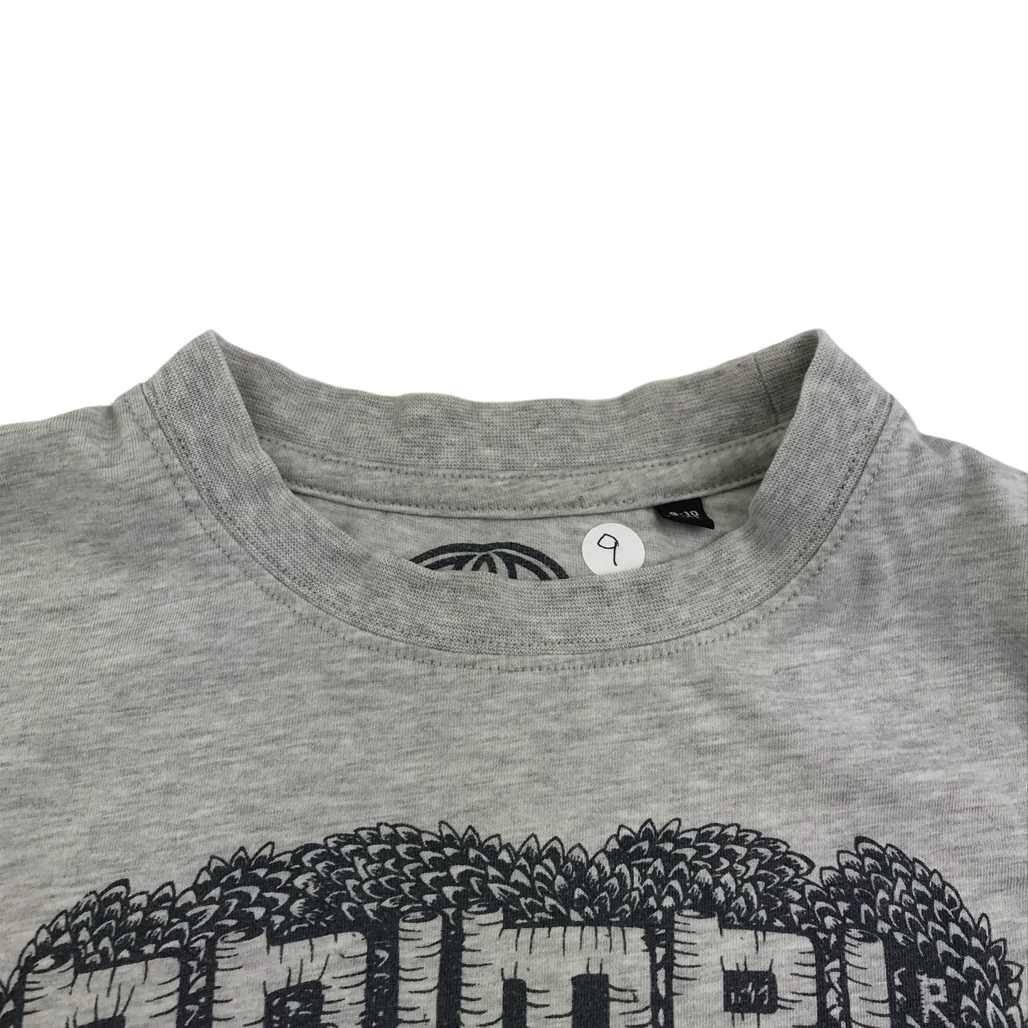 Animal Grey Graphic T-shirt Age 9