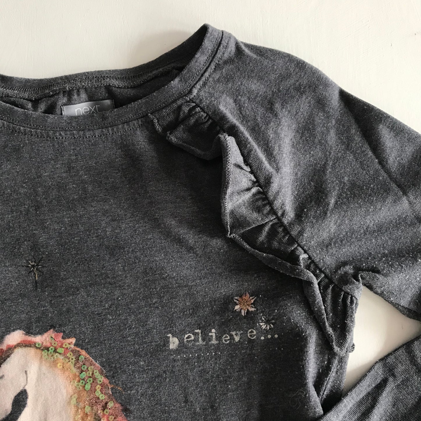NEXT Unicorn T-shirt Age 9