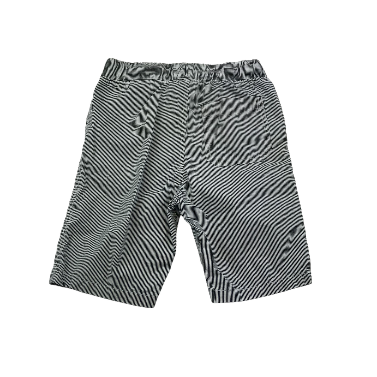 H&M Navy Blue and White Stripy Shorts Age 9