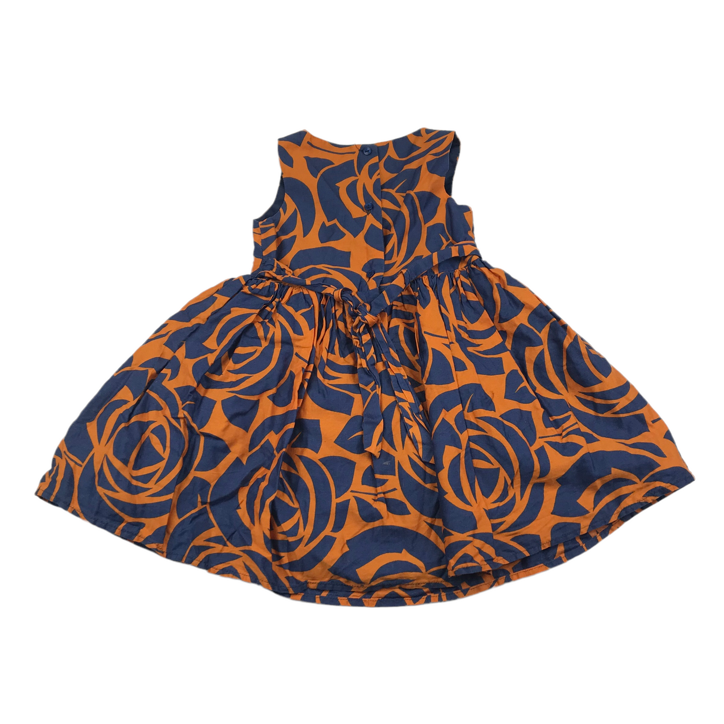 Jasper Conran Navy and Orange Dress Age 4