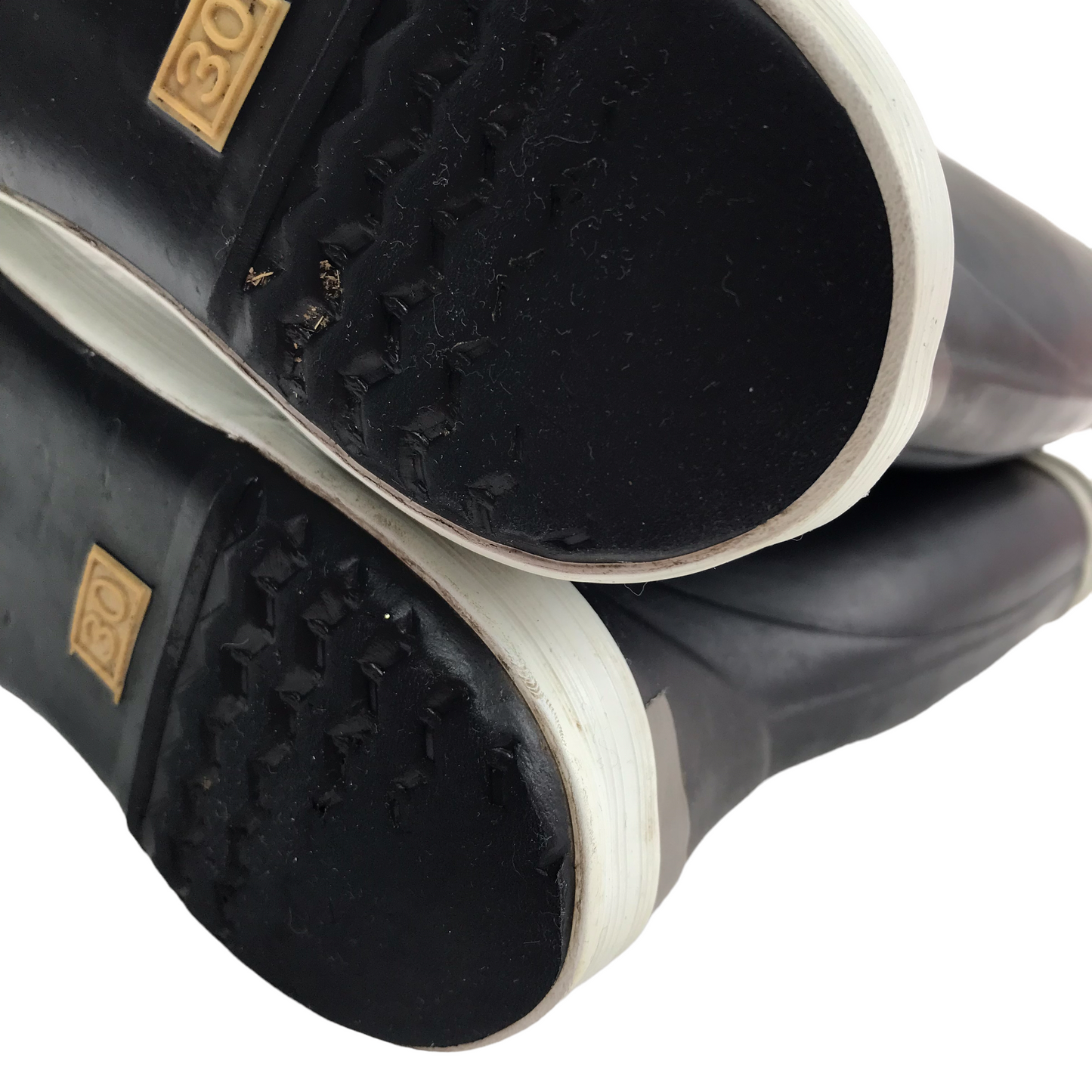 Aigle Lolly Pop Black Wellies Shoe Size 11.5 junior