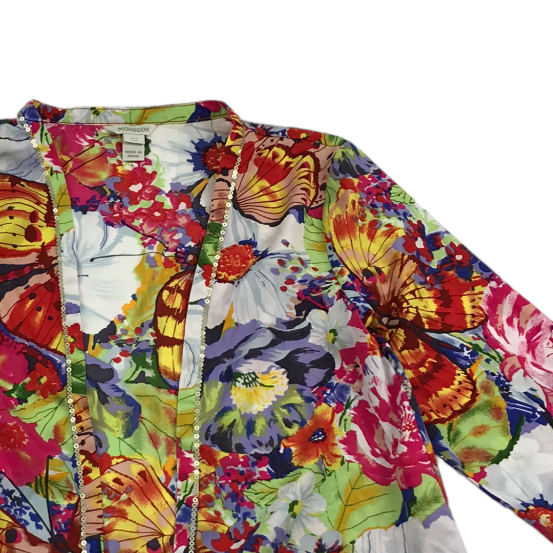 Monsoon Red Colourful Floral Summer Dress and Top Age 11