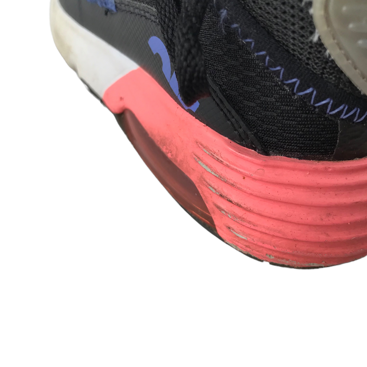 Nike Air Max Black and Pink Trainers Size UK 10.5 junior