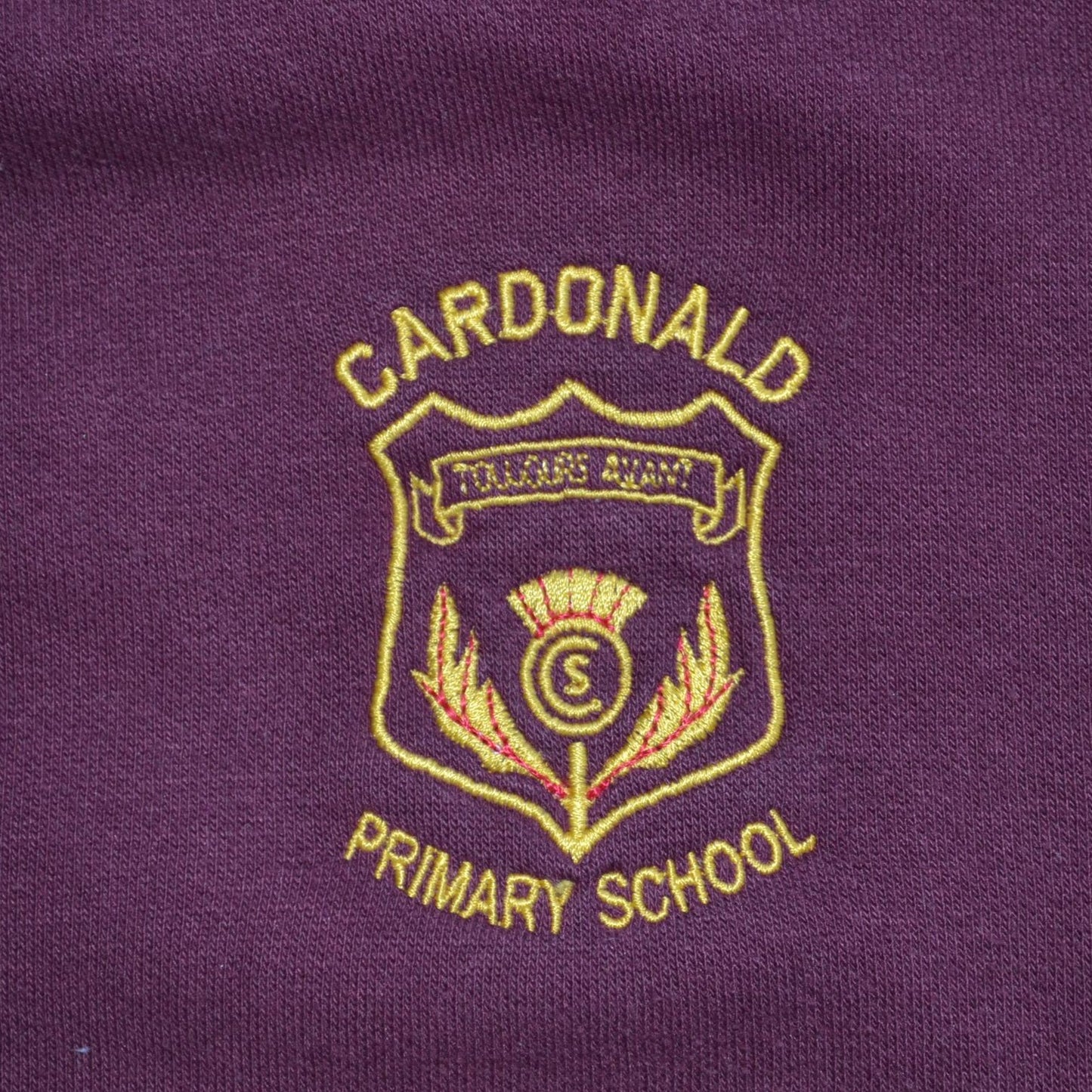 *Cardonald Primary Burgundy Crewneck Sweatshirt