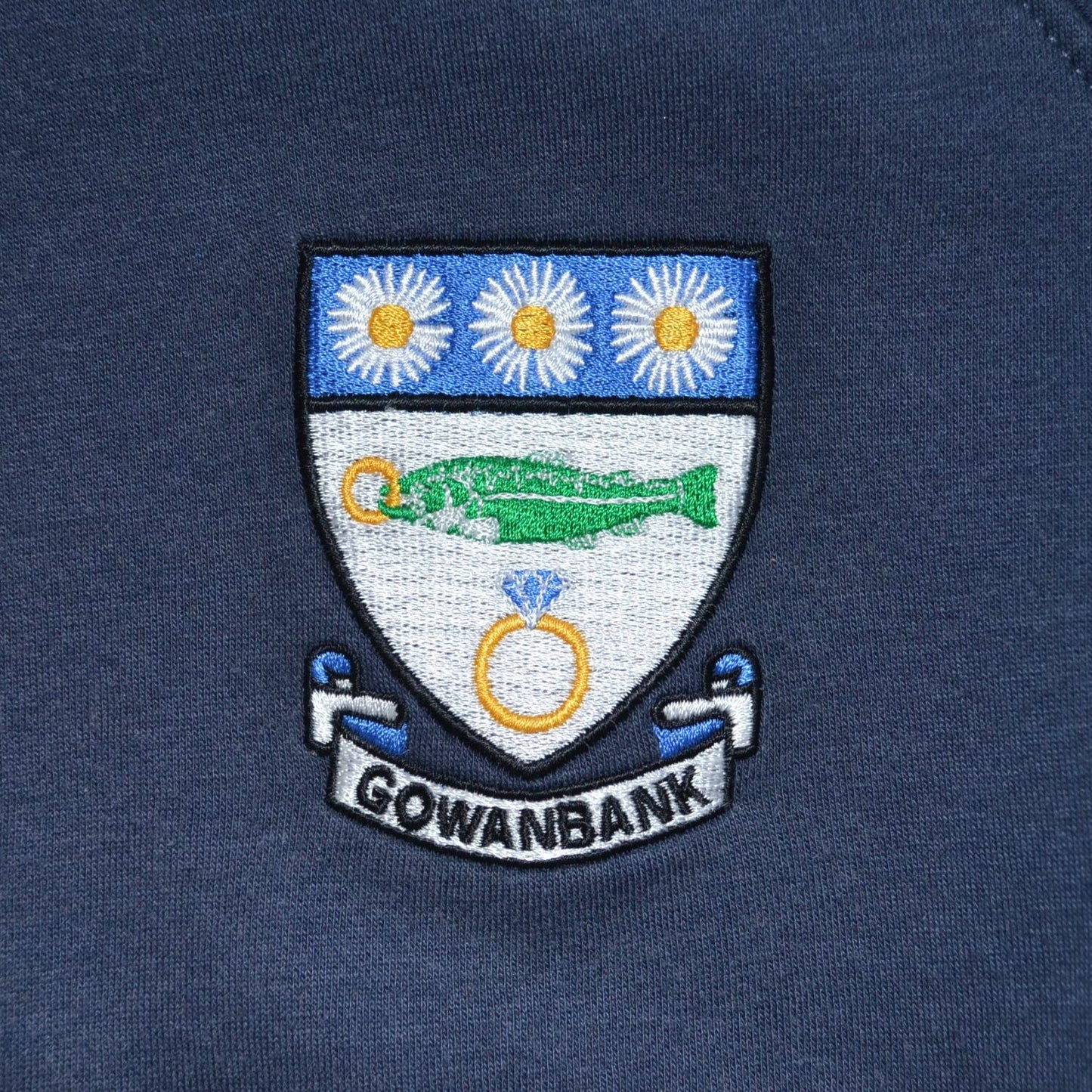 *Gowanbank Primary Navy Jersey Cardigan