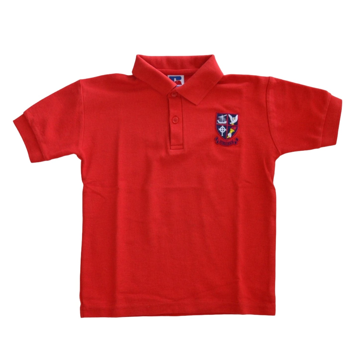 Giffnock Primary red school polo shirt