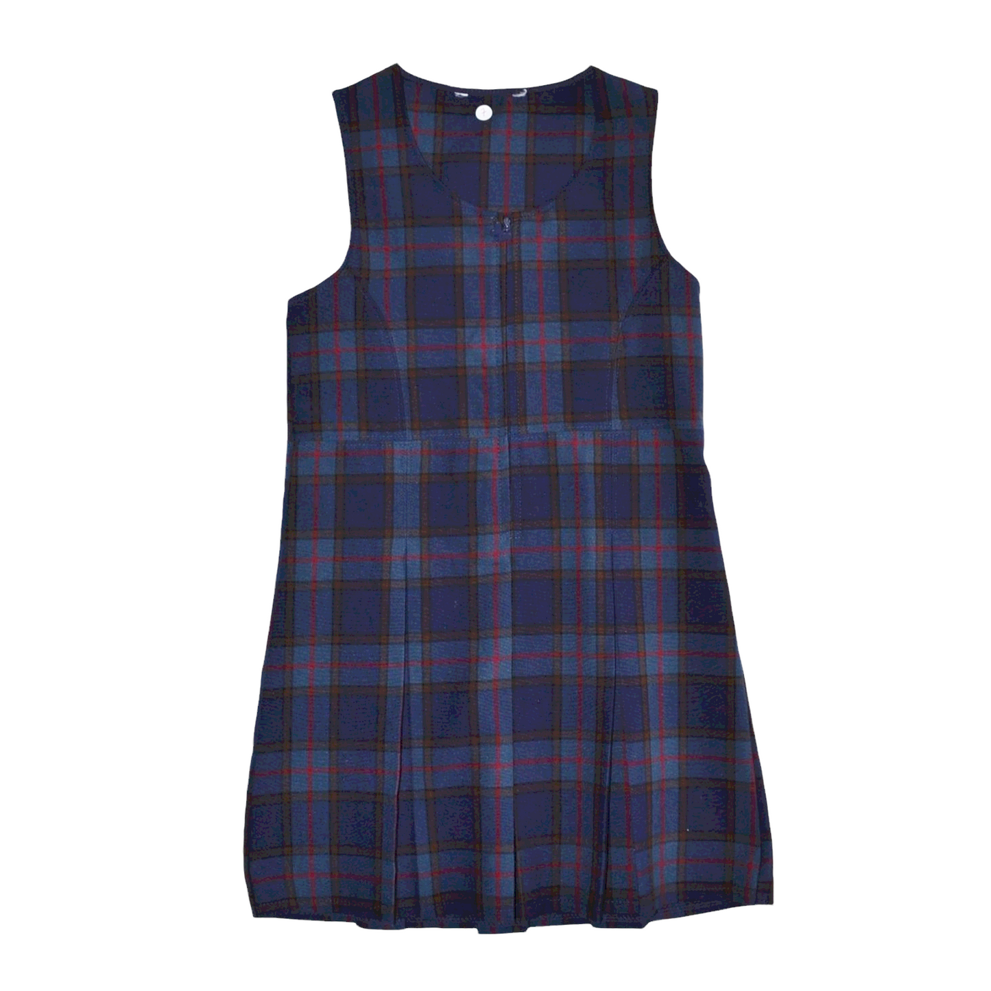 Navy Blue A-line Tartan Pinafore Age 7