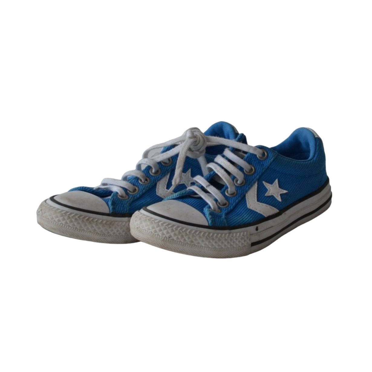 Converse Blue Canvas Trainers Shoe Size 12 jr ApparelXchange CIC