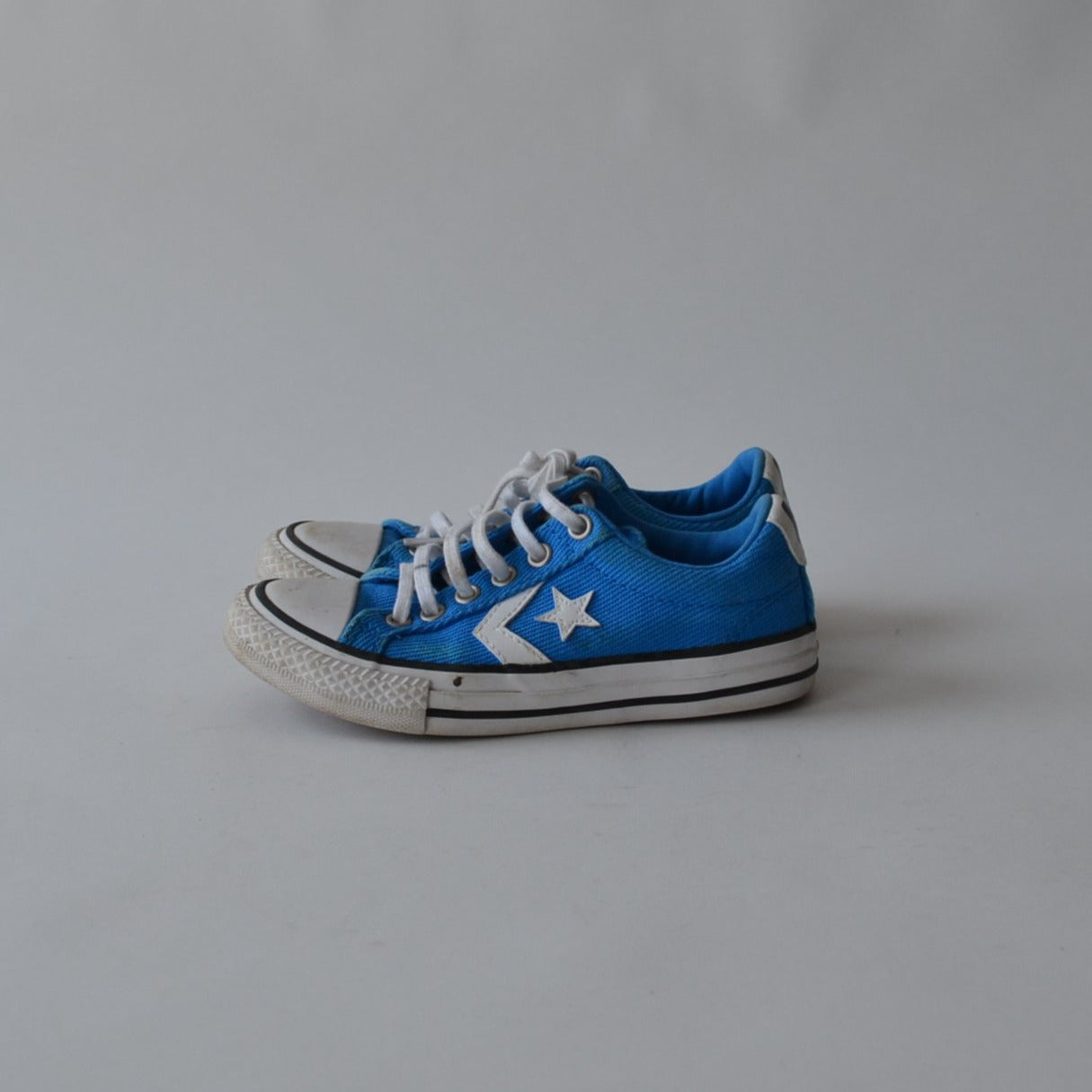 Converse Blue Canvas Trainers Shoe Size 12 (jr)
