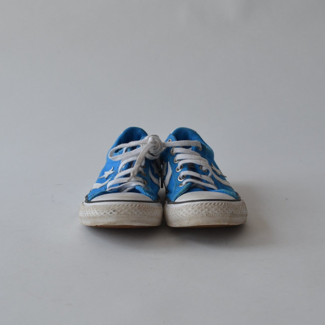 Converse Blue Canvas Trainers Shoe Size 12 (jr)