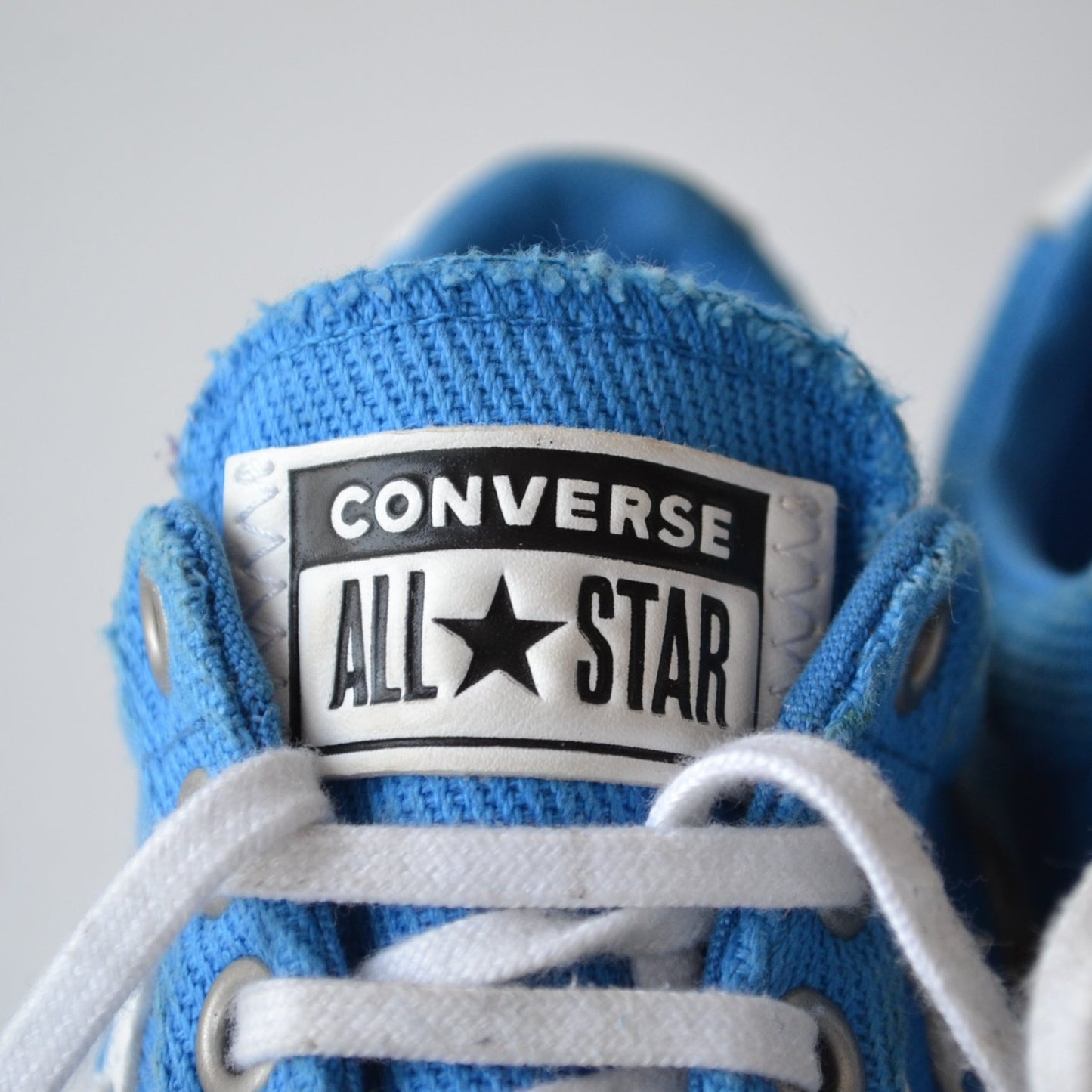 Converse Blue Canvas Trainers Shoe Size 12 (jr)