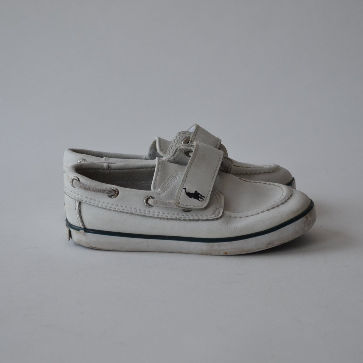 Ralph Lauren White Loafers Shoe Size 8 (jr)
