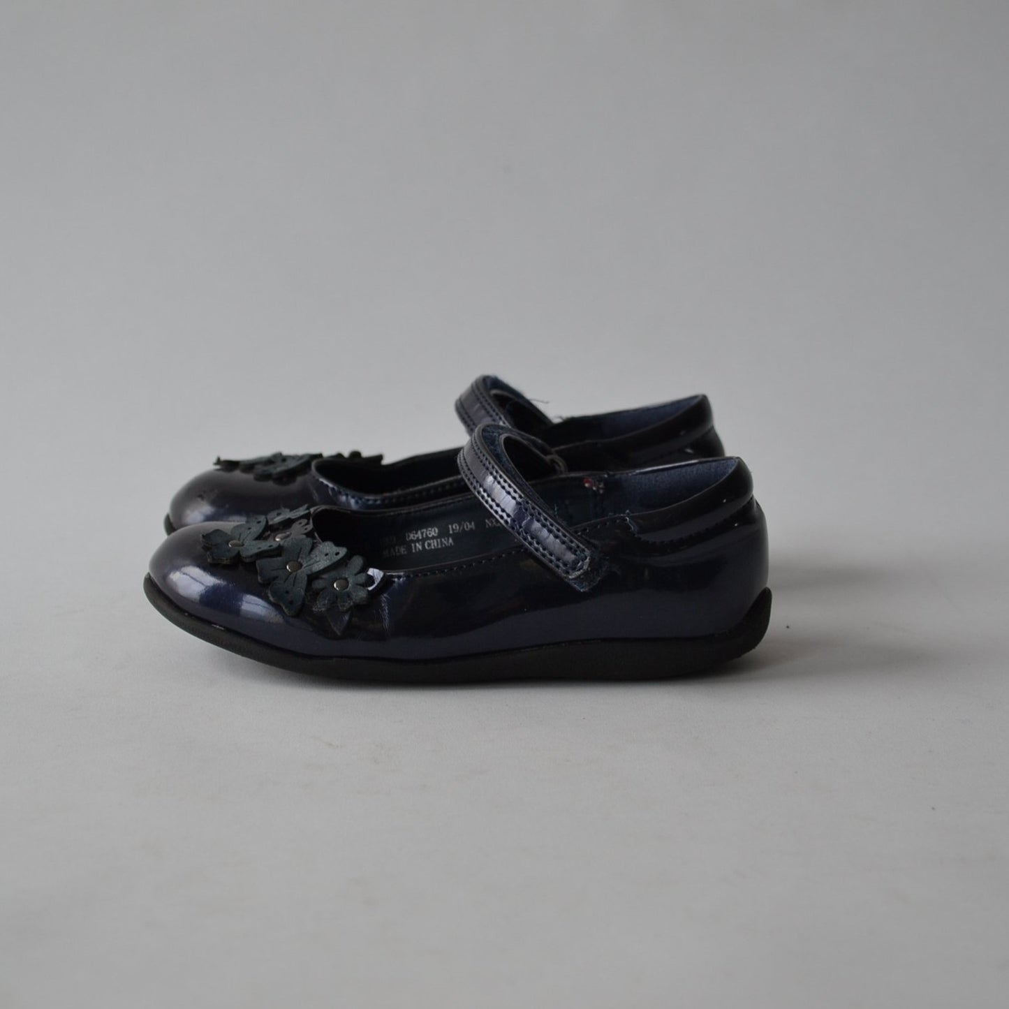 NEXT Navy Flats with Floral Detailing Shoe Size 9 (jr)