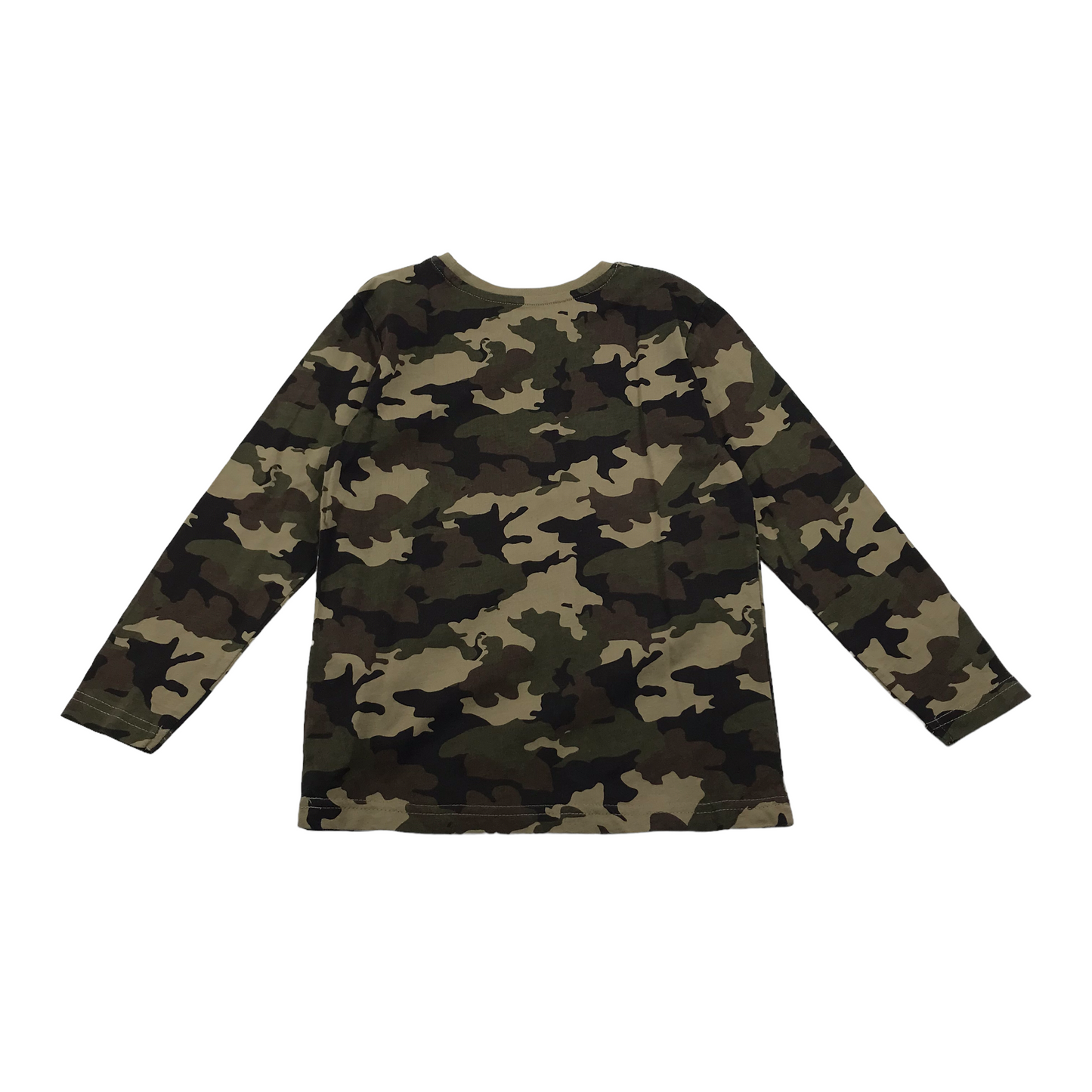 Primark Green and Brown Camo T-shirt Age 5