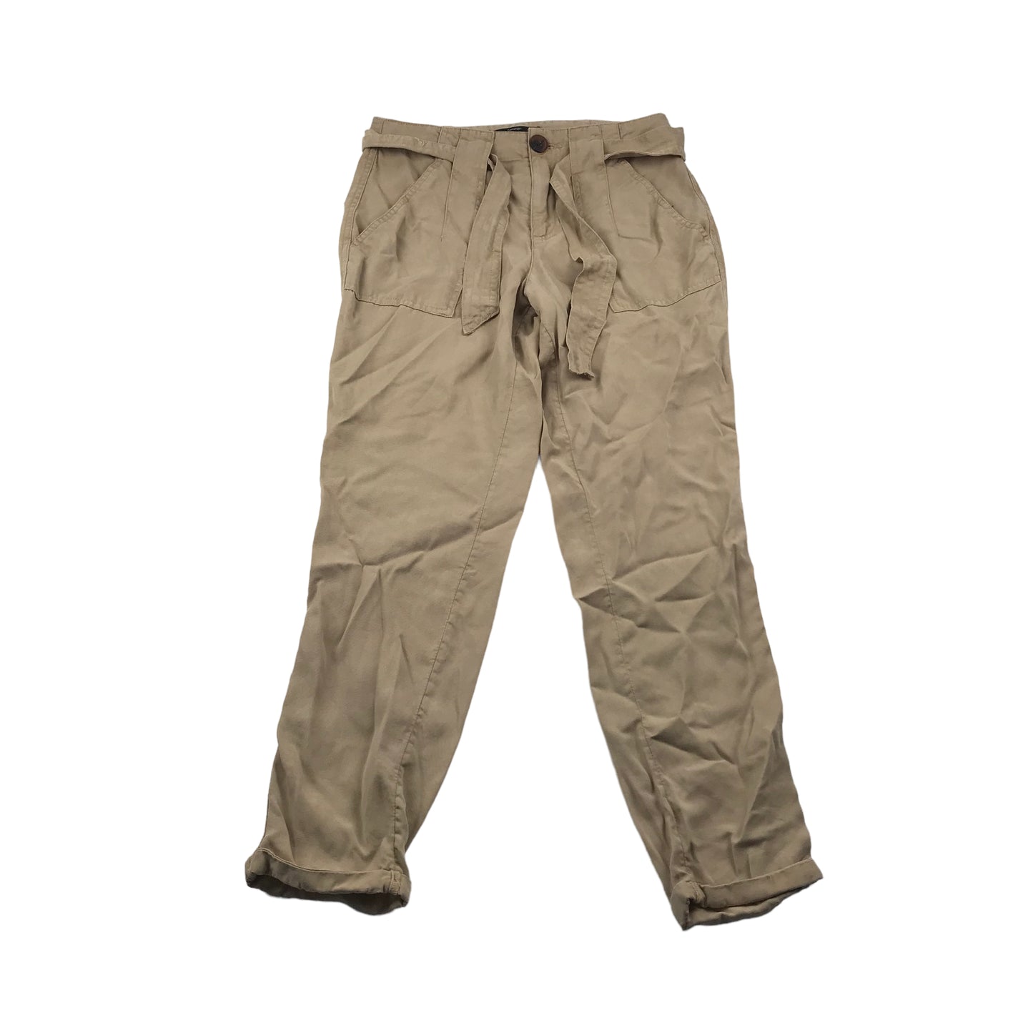 George Beige Canvas Trousers Women's Size 8