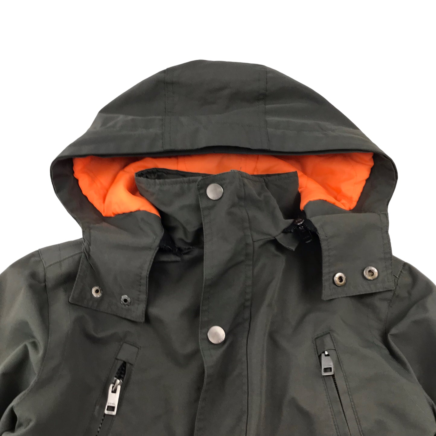 Diesel Jacket 9-11 years grey warm lined faulty zipper