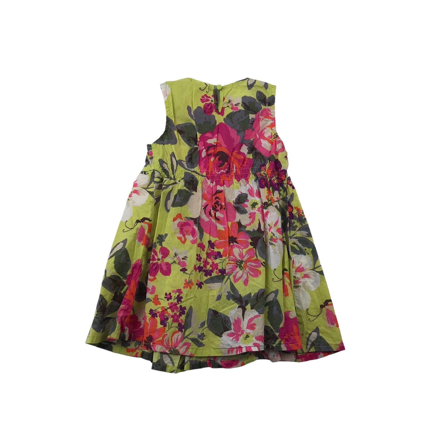 Next Green Frilled Floral Dress Age 5