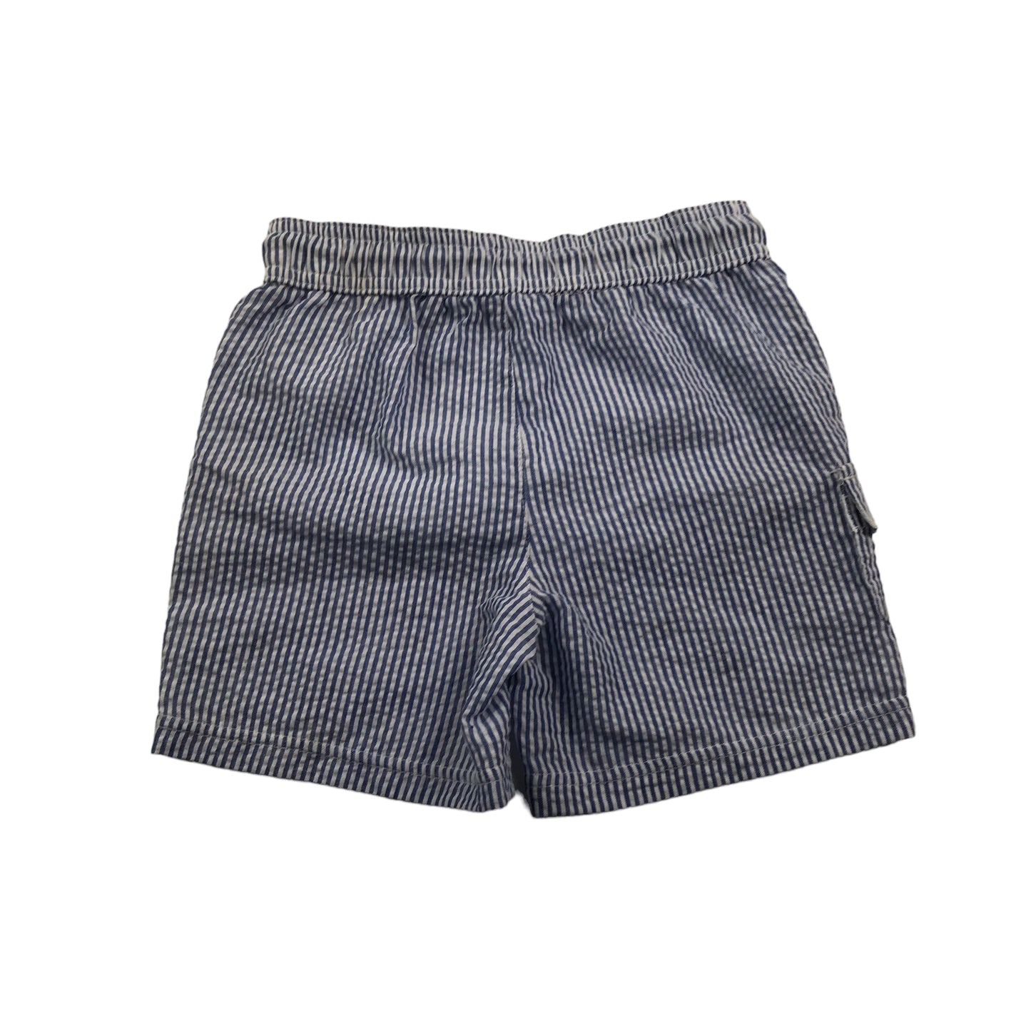 John Lewis Blue Stripy Dinosaur Swim Trunks Age 7