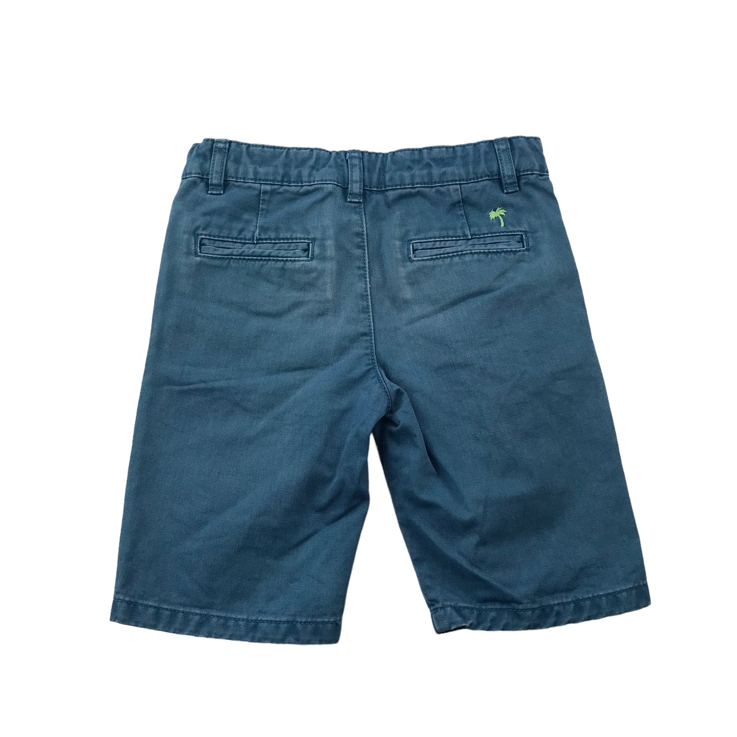 M&S Turquoise Blue Denim Style Shorts Age 6