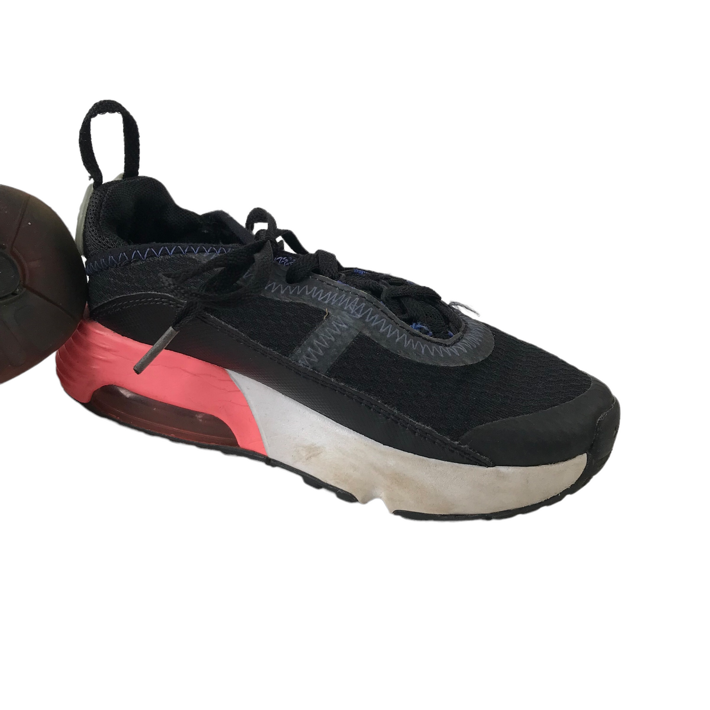 Nike Air Max Black and Pink Trainers Size UK 10.5 junior
