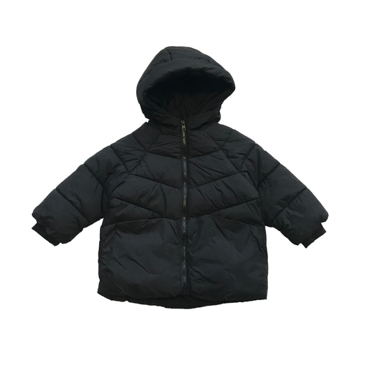 Zara Black Puffer Jacket Age 4