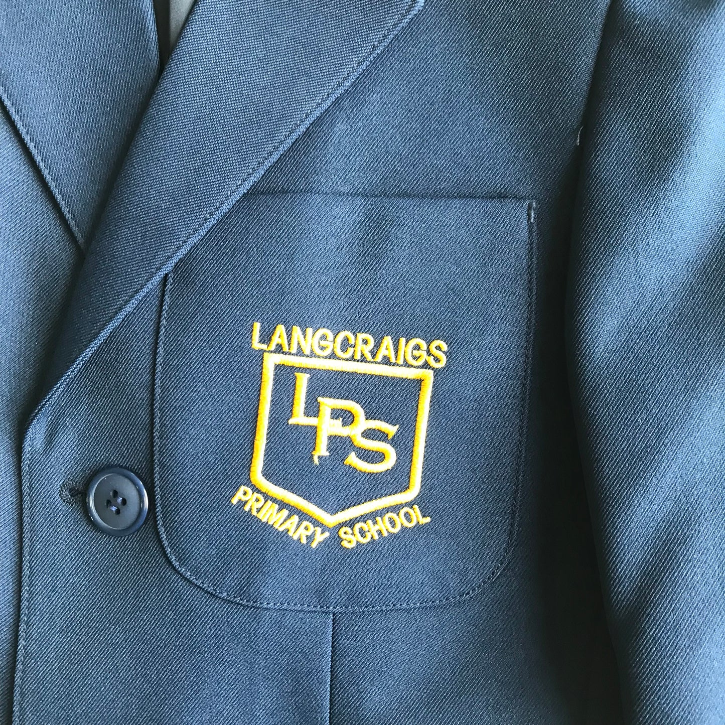 *Langcraigs primary boys navy school blazer
