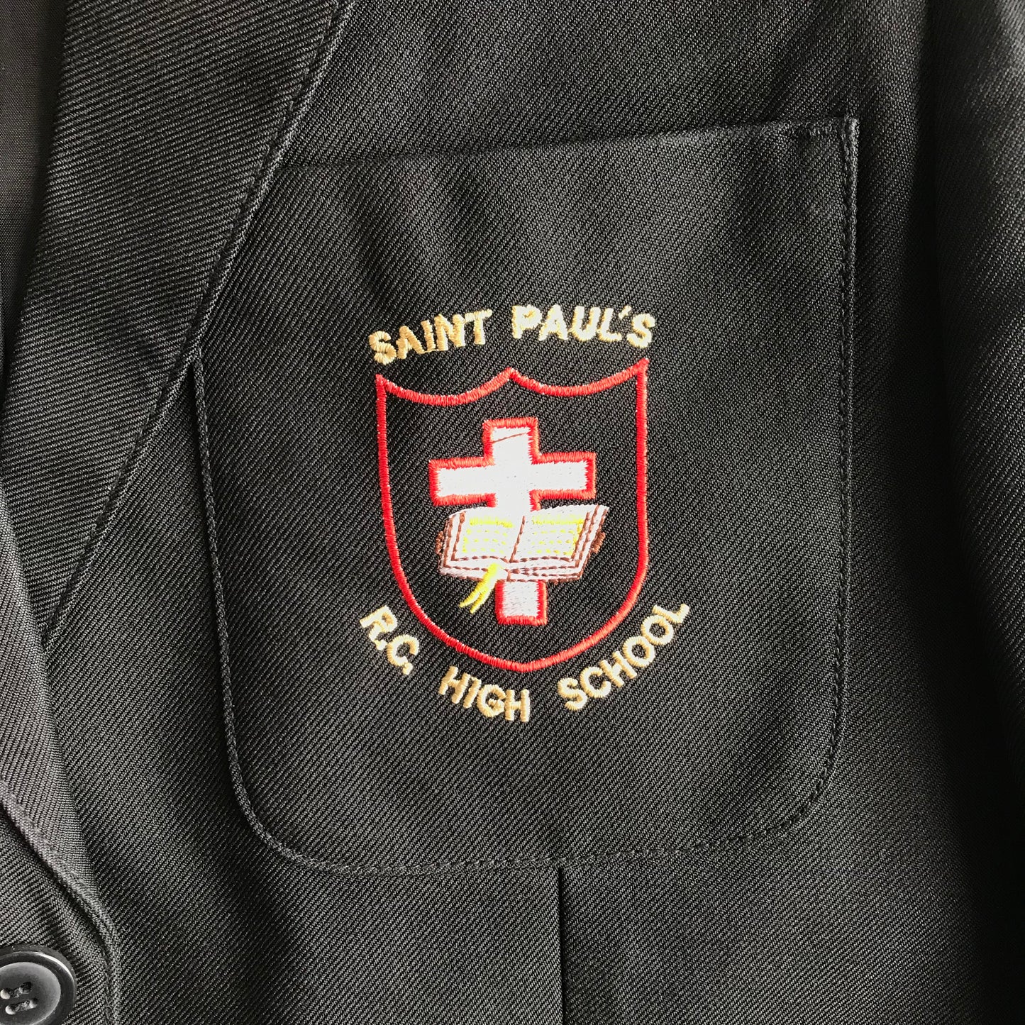 *St Paul's High School girls black school blazer