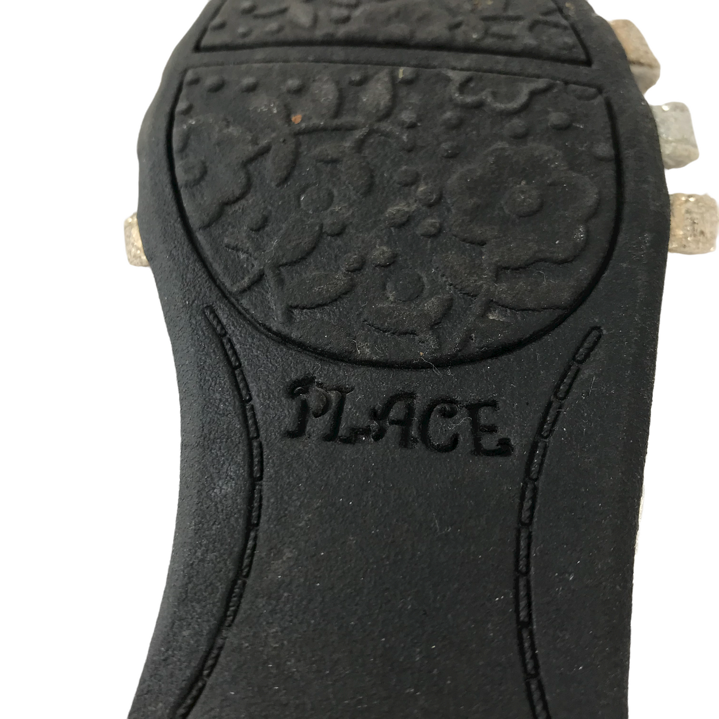 Place Silver and Gold Sparkly Sandals Shoe Size 12 (jr)