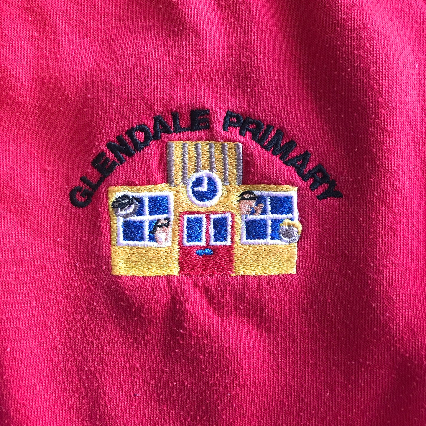 *Glendale Primary Red Crewneck Sweatshirt