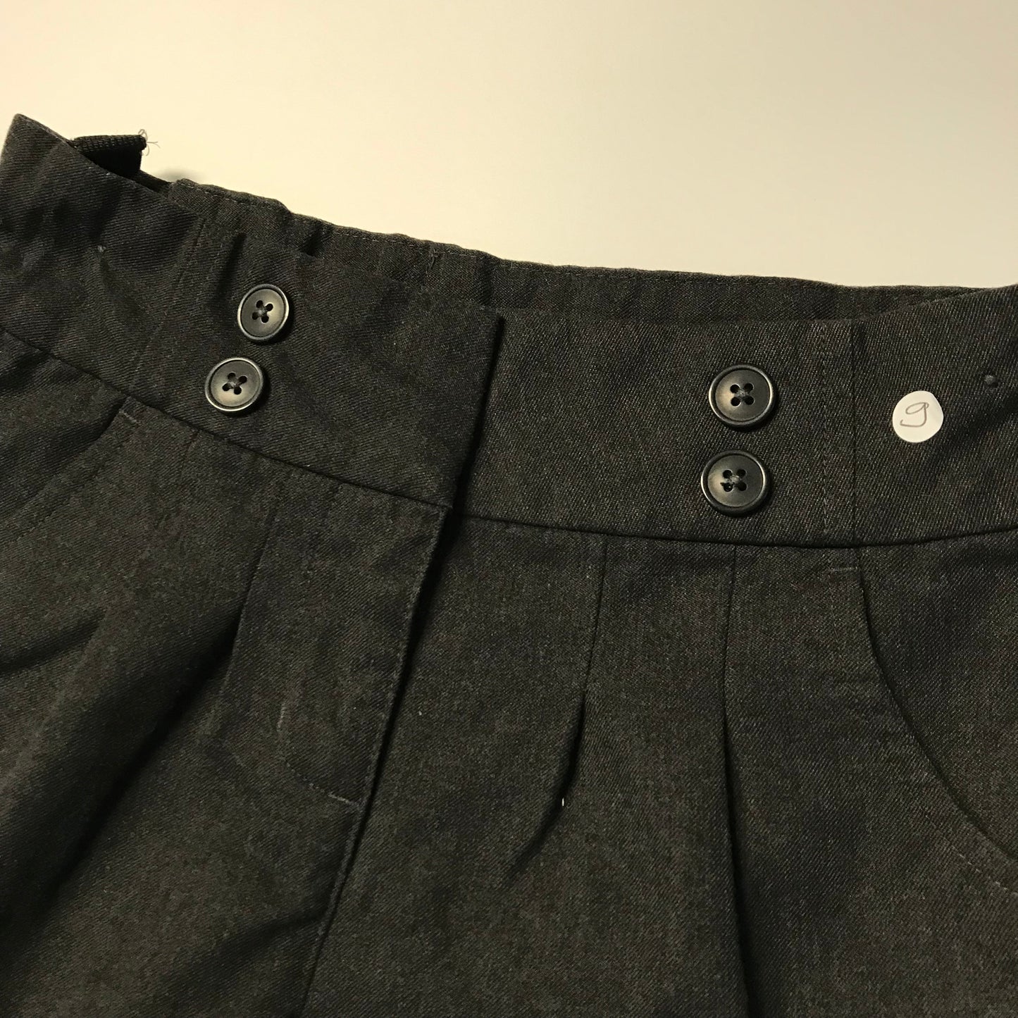 NEXT Girls Grey School Shorts