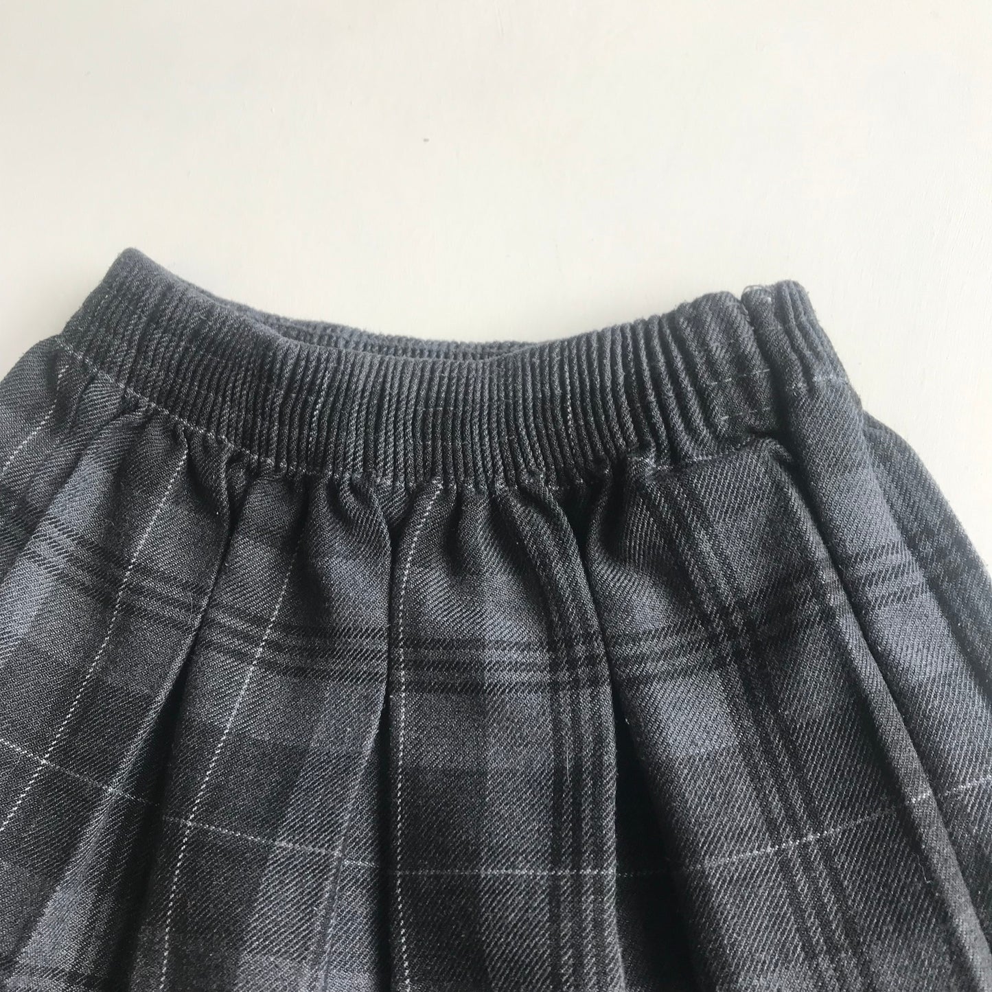 Grey Tartan School Skirt
