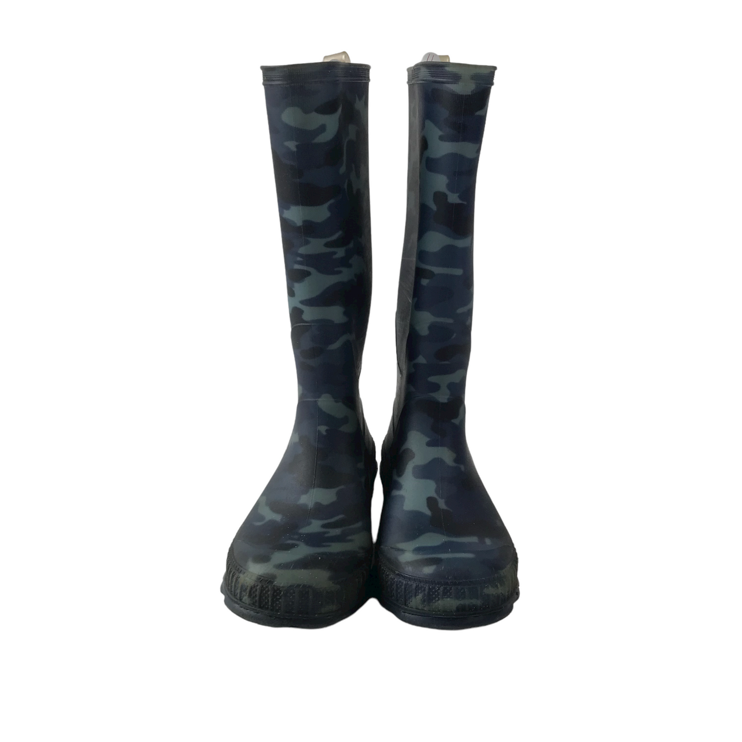 F&F Blue and Navy Camo Wellies Shoe Size 11 (jr)