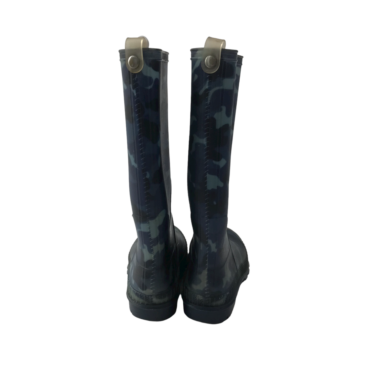 F&F Blue and Navy Camo Wellies Shoe Size 11 (jr)