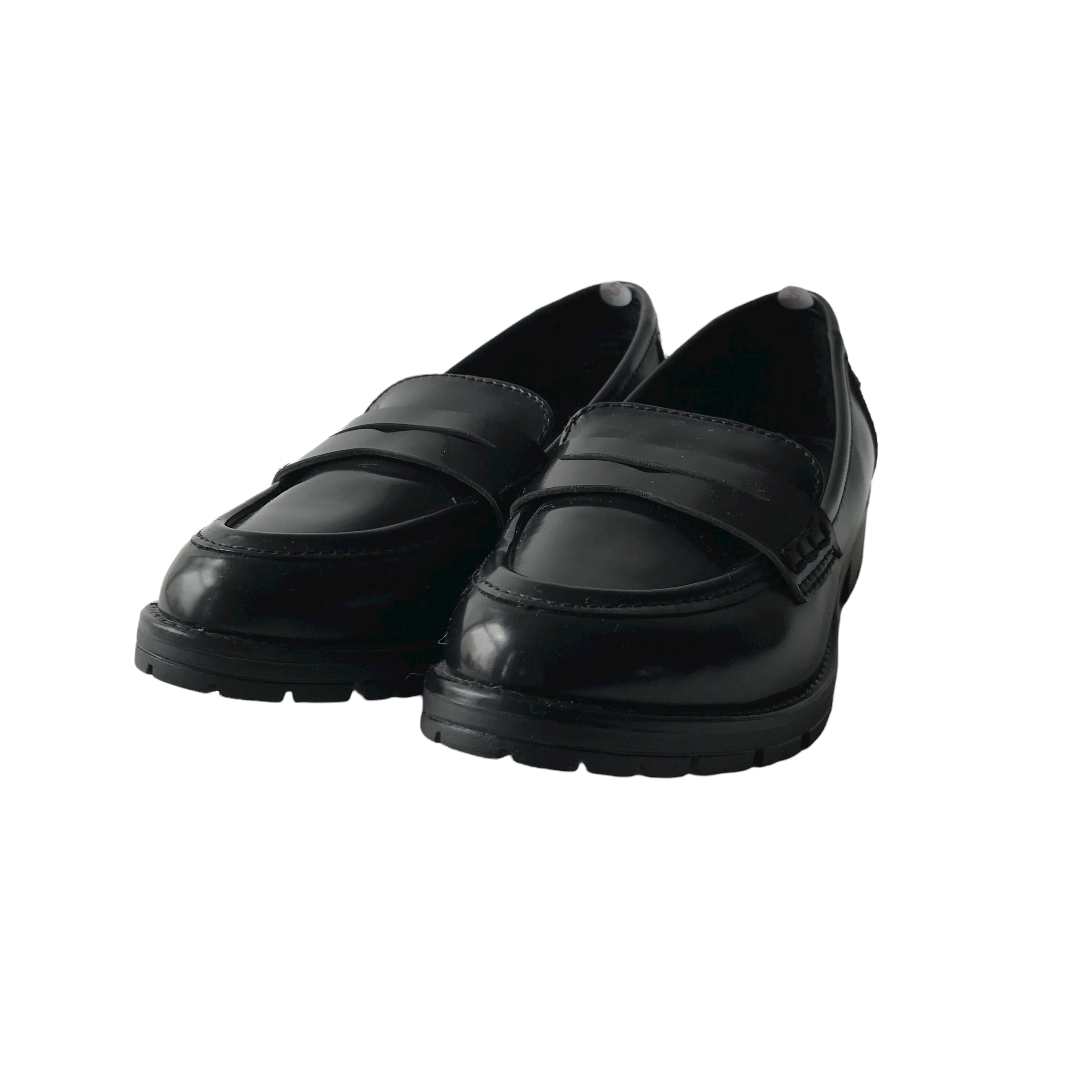 Ladies black loafers size 5 online