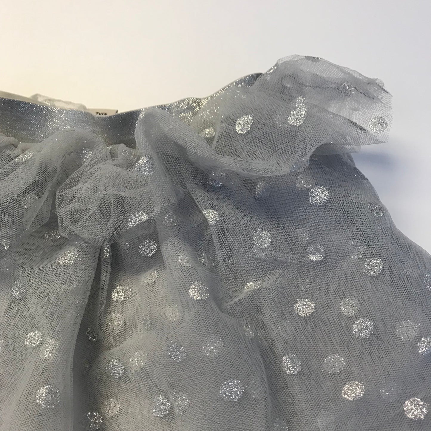 Tu Silver Sparkly Tulle Skirt Age 7