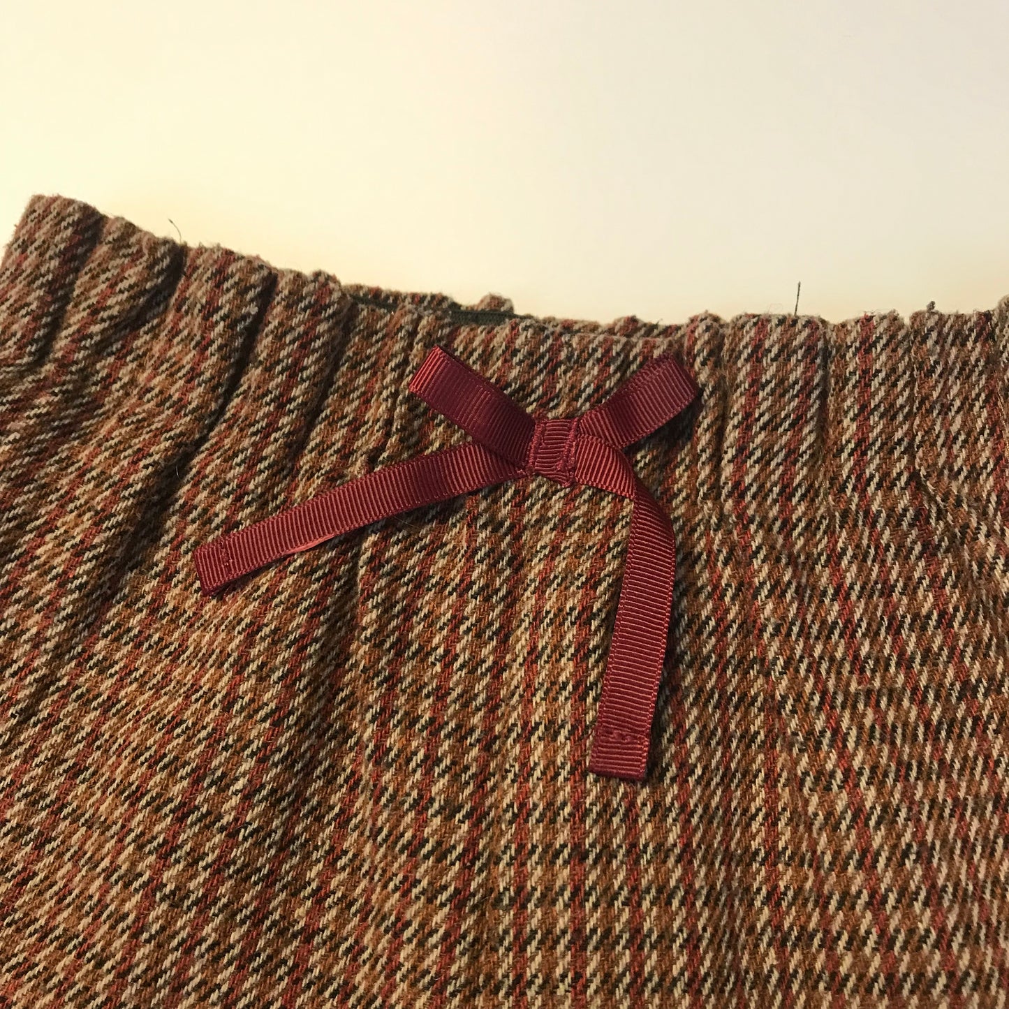 St Bernard Brown Houndstooth Pattern Shorts Age 5