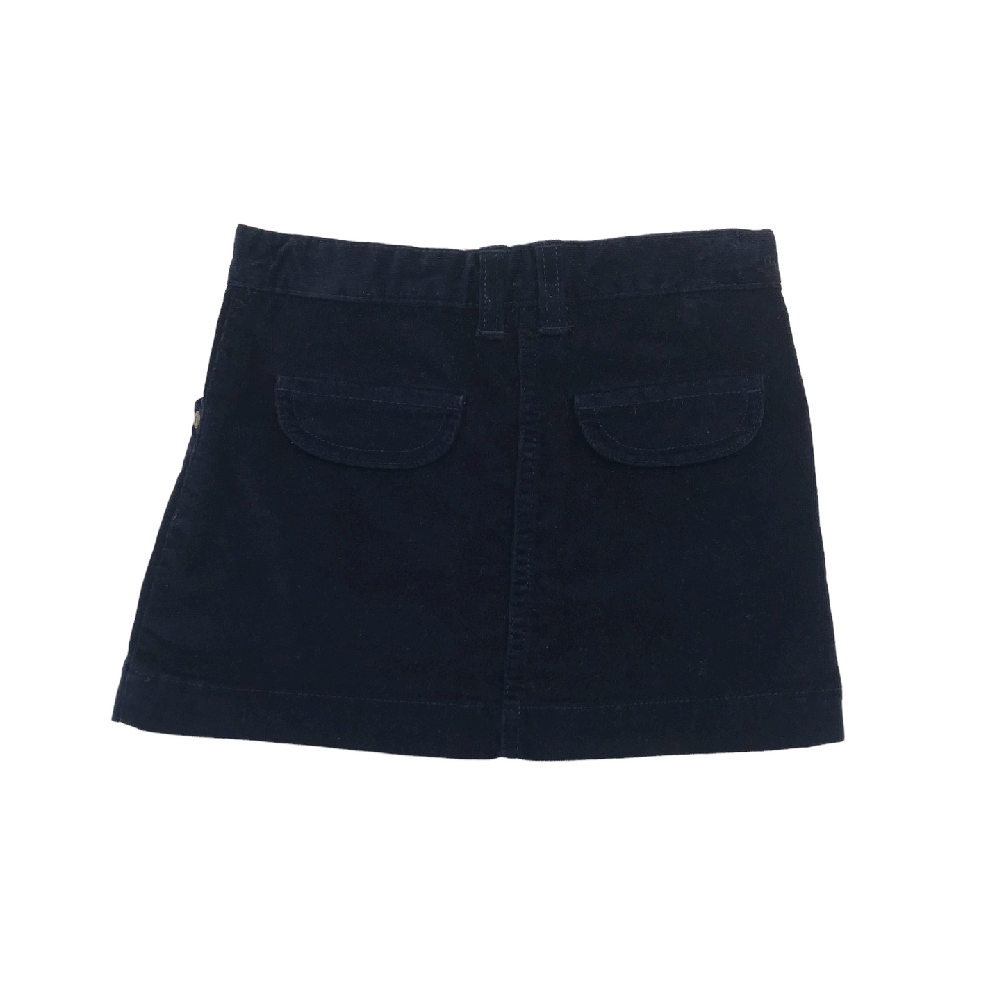 John Lewis Navy Blue Corduroy Mini Skirt Age 5