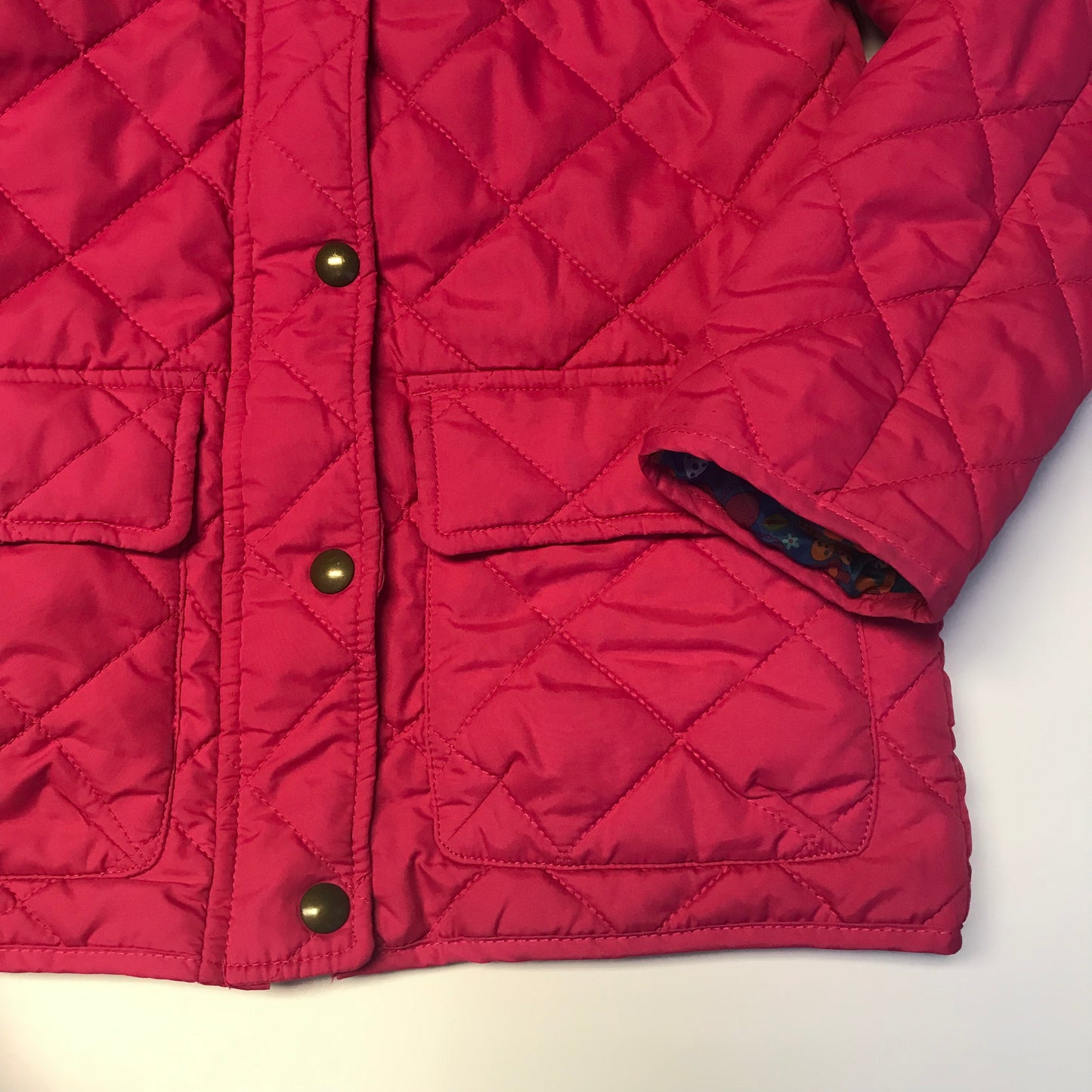 Harvey & Jones Pink Quilted Light Puffer Jacket Age 7