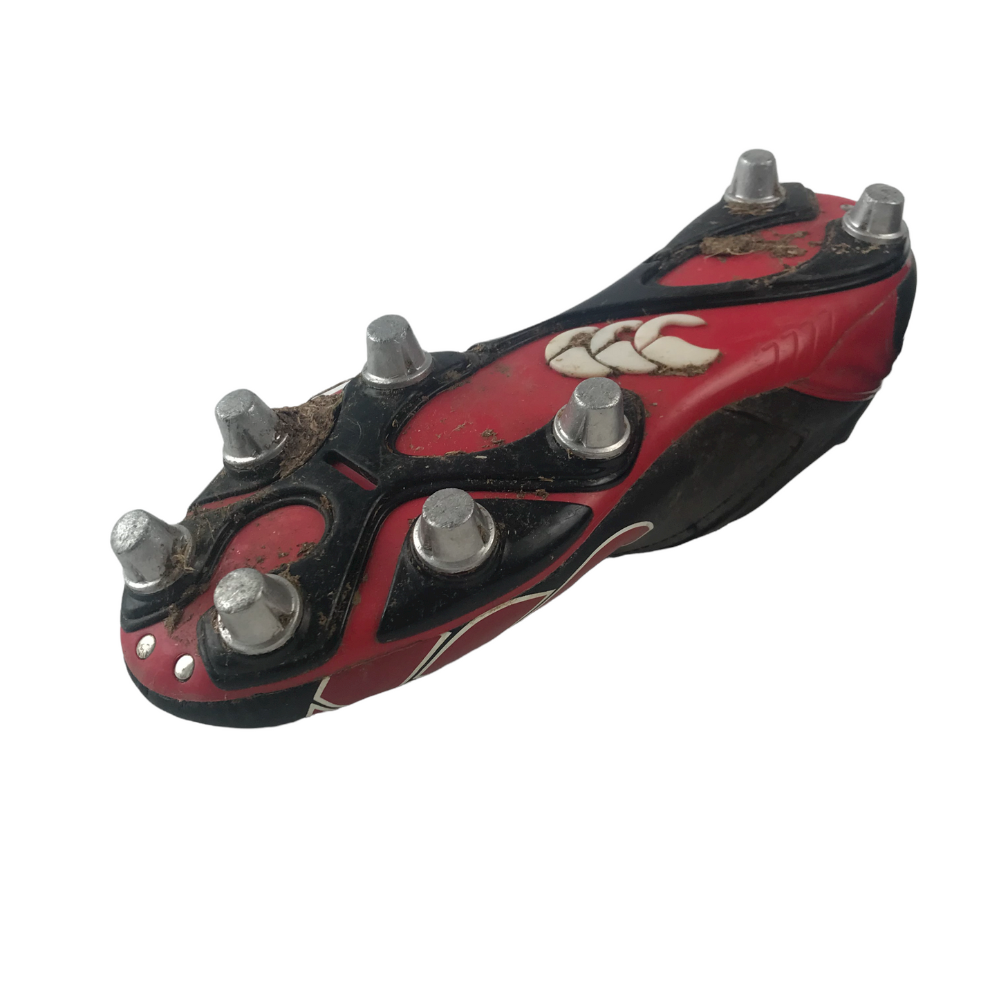 Canterbury Black and Red Rugby Boots Shoe Size 8
