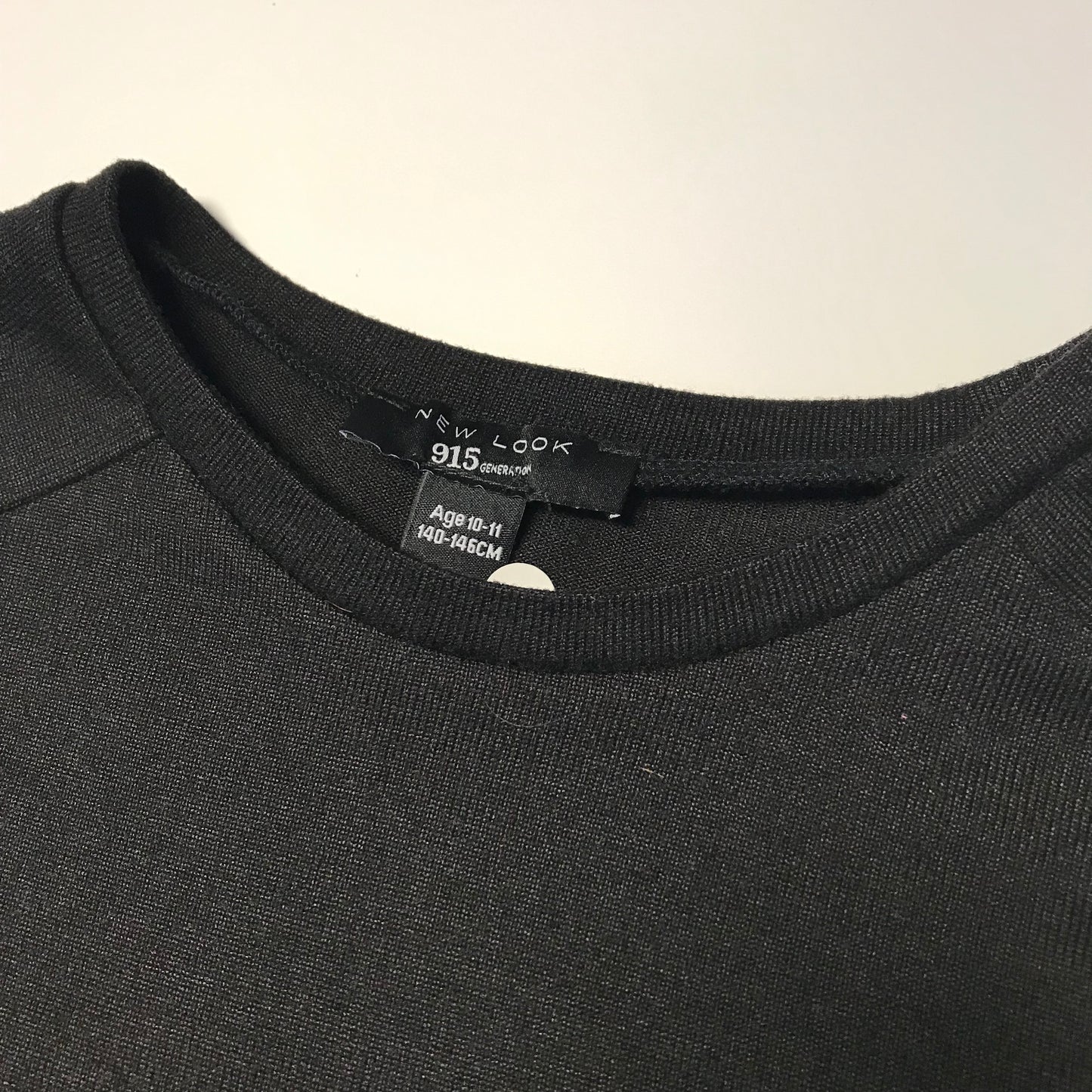 New Look Girls Black Jumper Crewneck