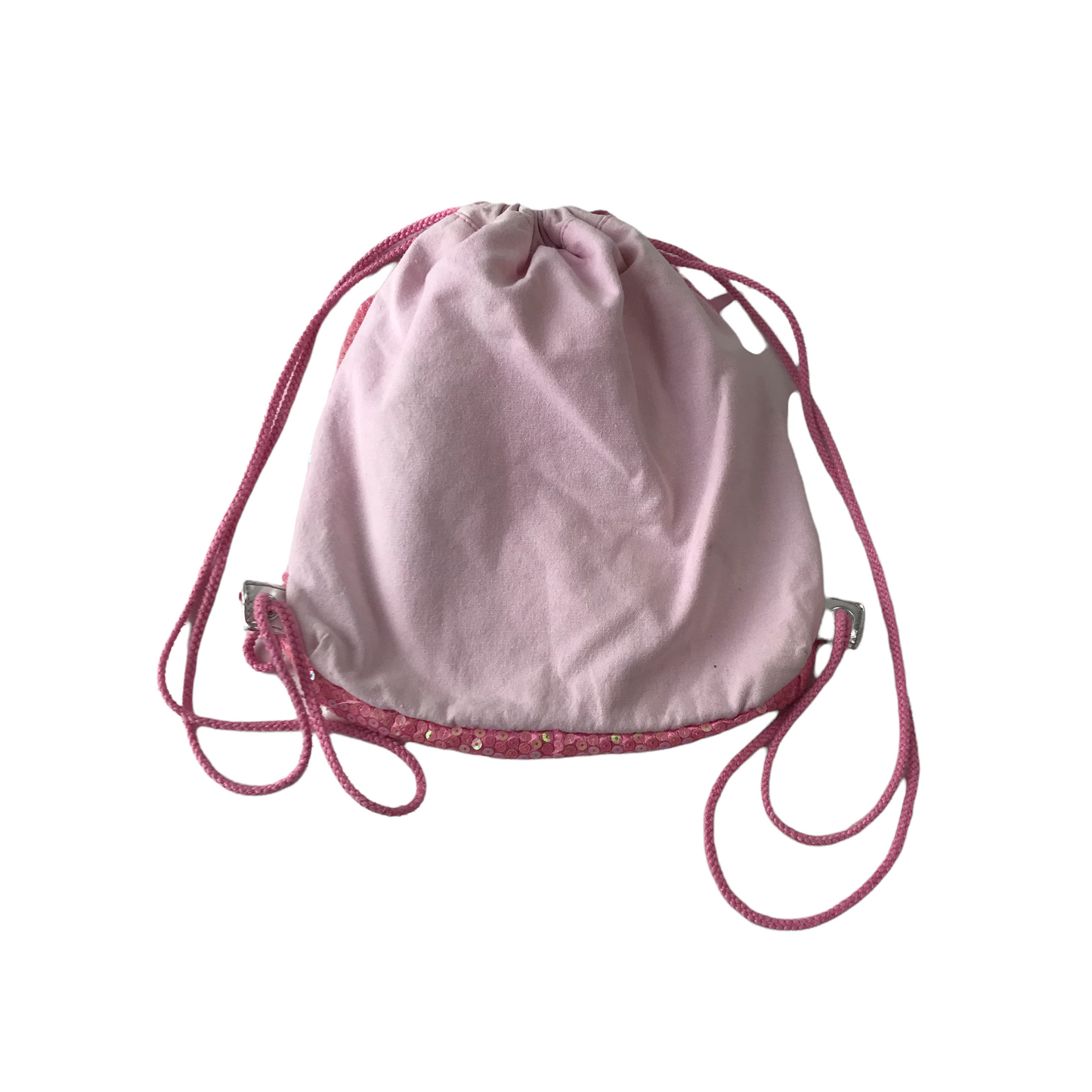 Pink Sequin Ballerina Shoes Gym Bag