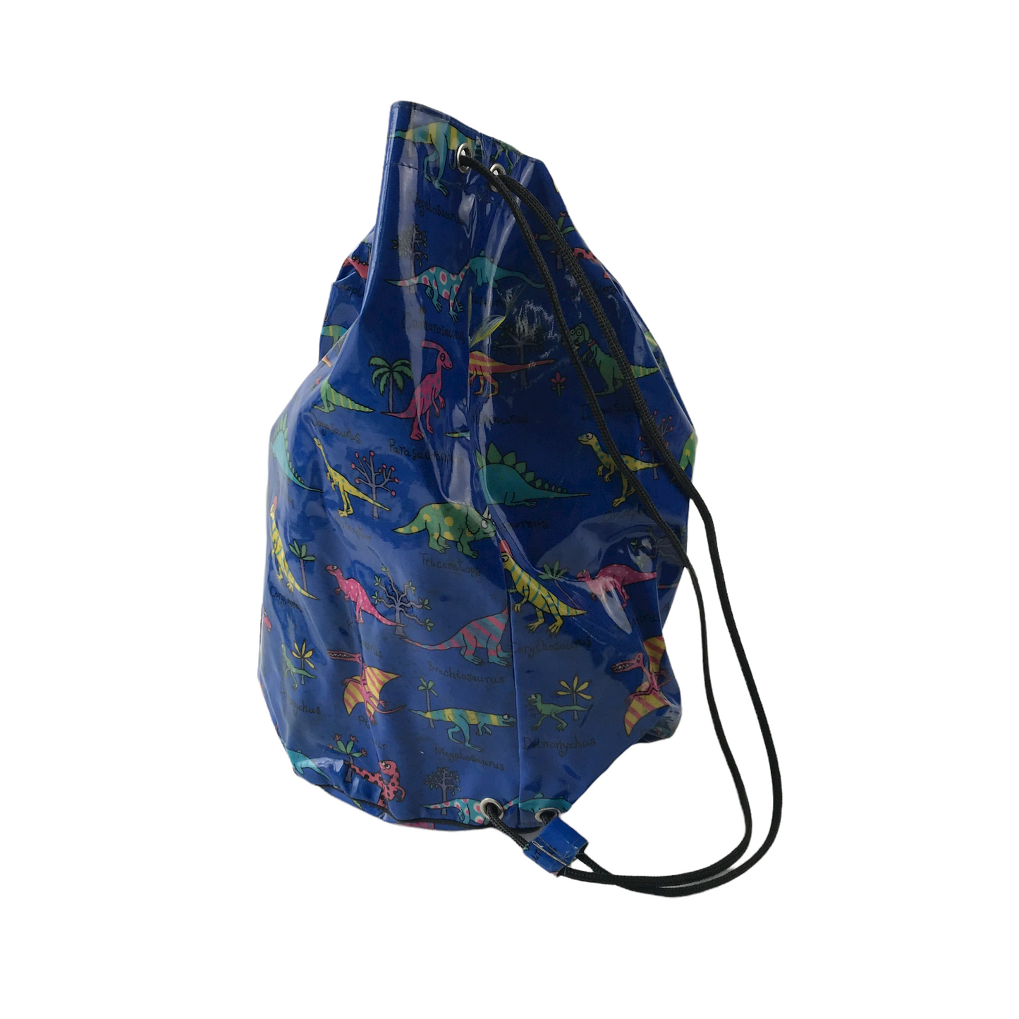 Blue Dinosaur Pouch Backpack