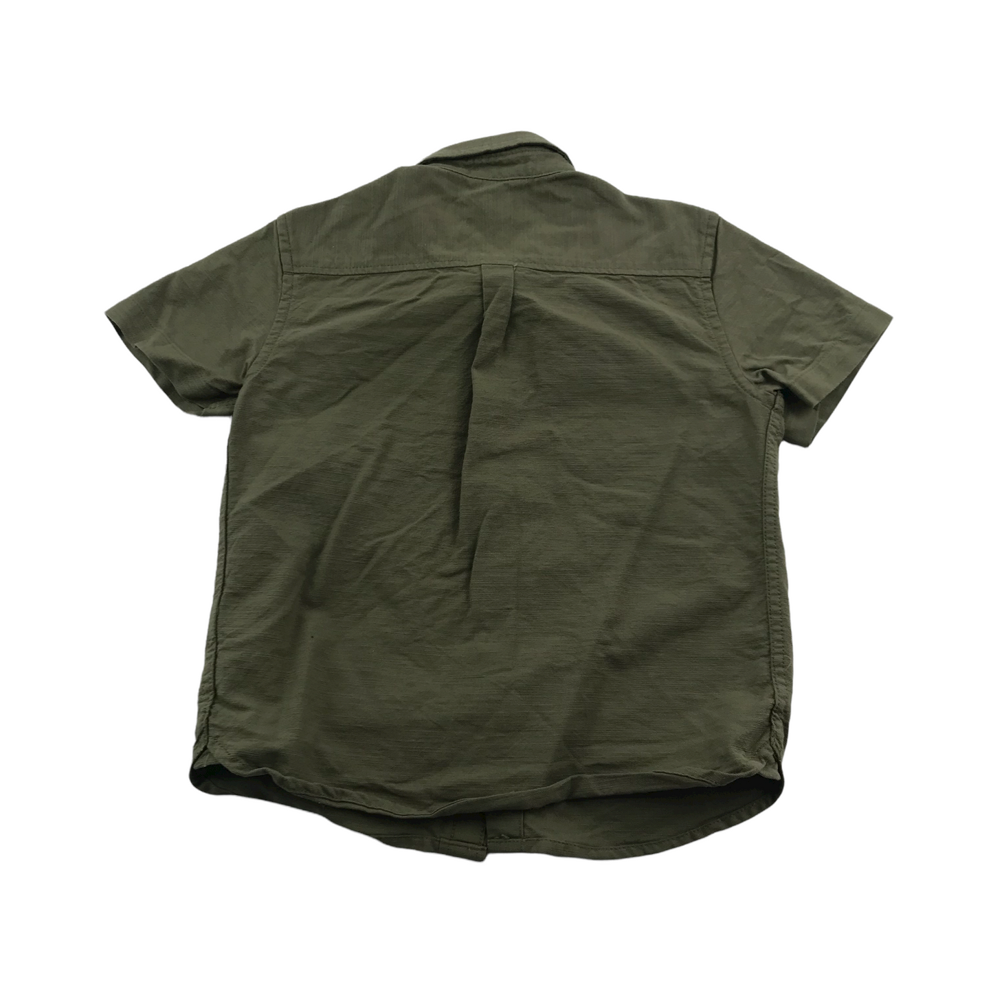 Howick Khaki Green Short Sleeve Shirt Age 4
