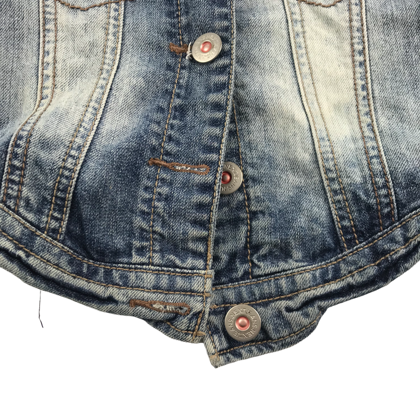 Next Faded Detailing Denim Jacket Age 5