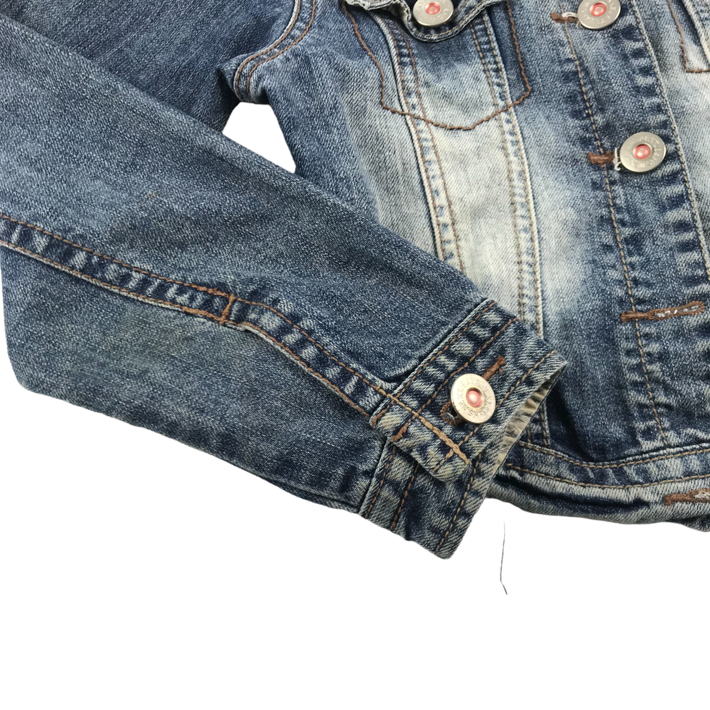 Next Faded Detailing Denim Jacket Age 5