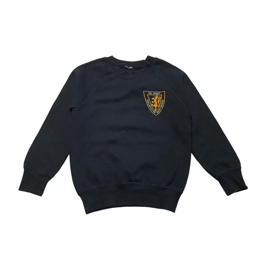 Wellshot Primary Navy Blue Crew Neck Sweatshirt